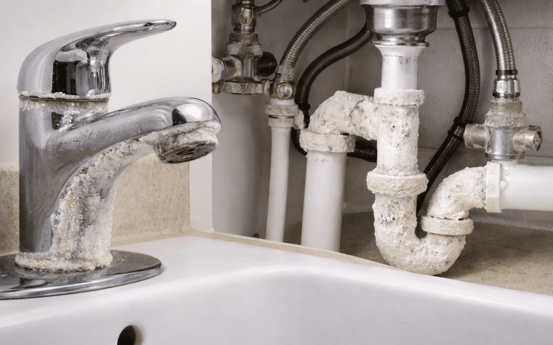 San Diego home plumbing affected by hard water buildup and scale